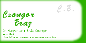 csongor braz business card